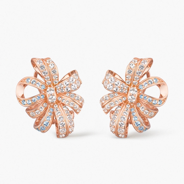 Kolczyki srebrne Balerina