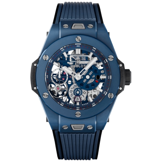 ZEGAREK HUBLOT BIG BANG MECA-10 CERAMIC BLUE