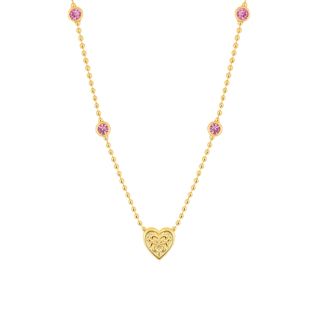 Naszyjnik Różowy Kier Wonderland