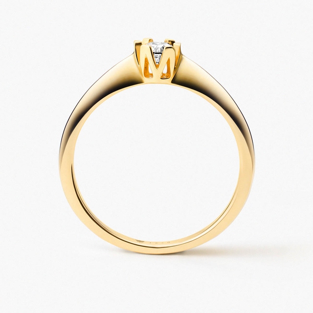 Pierścionek złoty Jedyny