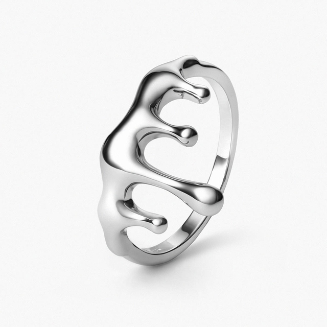 Pierścionek srebrny Modern