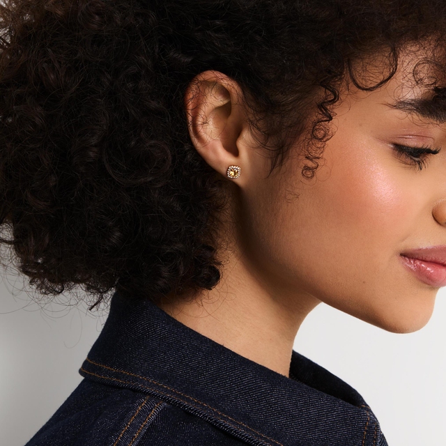 Kolczyki złote Maria Antonina