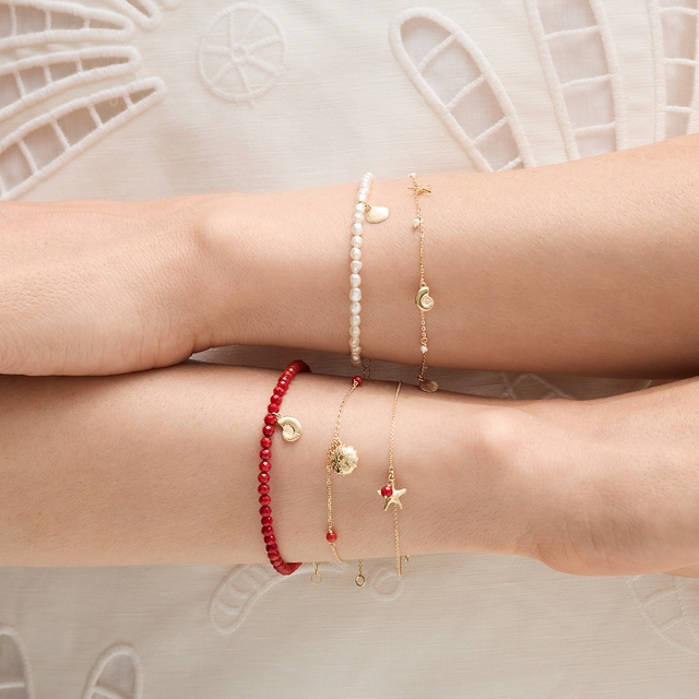 Bransoleta złota Santorini