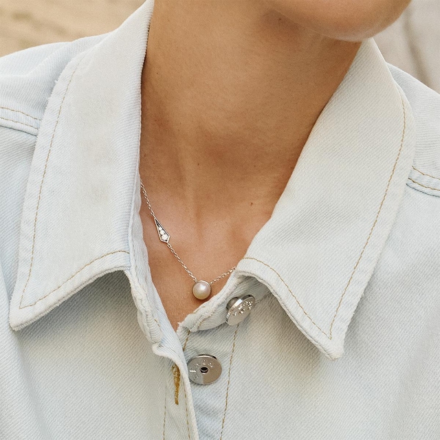 Naszyjnik srebrny Royal Star