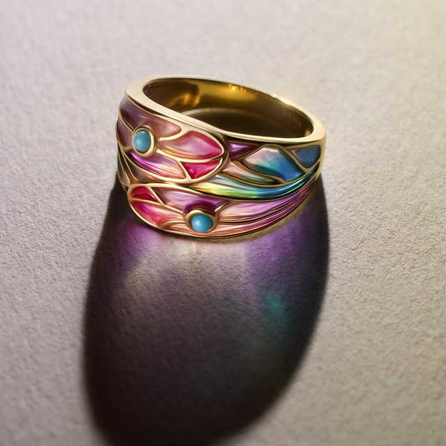 Pierścionek srebrny Imaginarium