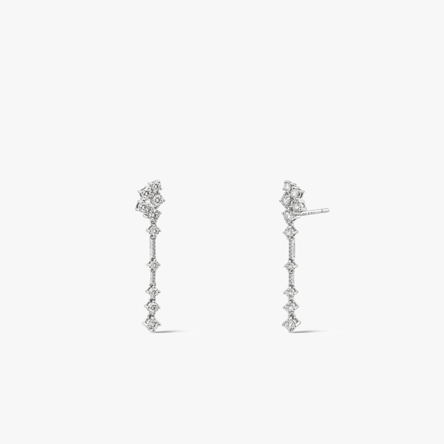 Kolczyki białe złoto z brylantami