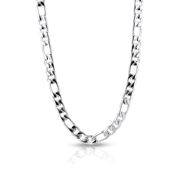 Łańcuszek stalowy figaro