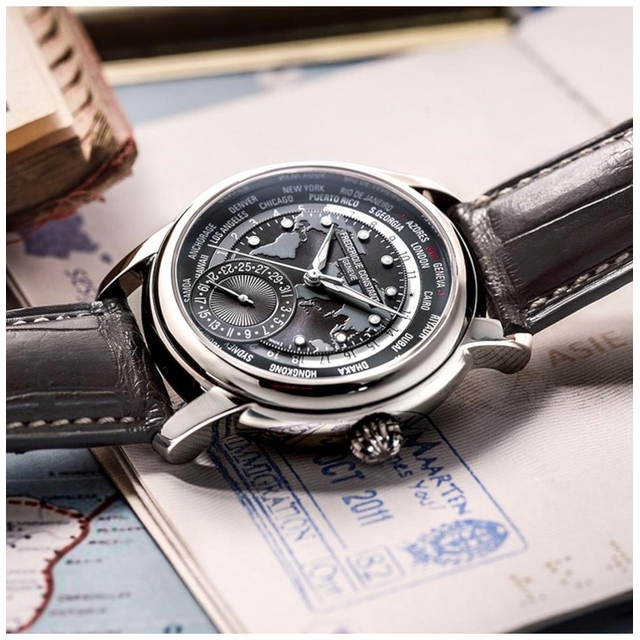 ZEGAREK FREDERIQUE CONSTANT CLASSICS WORLDTIMER MANUFACTURE