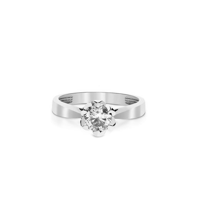 Pierścionek zaręczynowy złoty Romantyczny