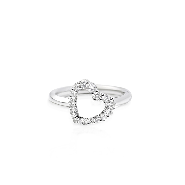 Pierścionek białe złoto RECARLO