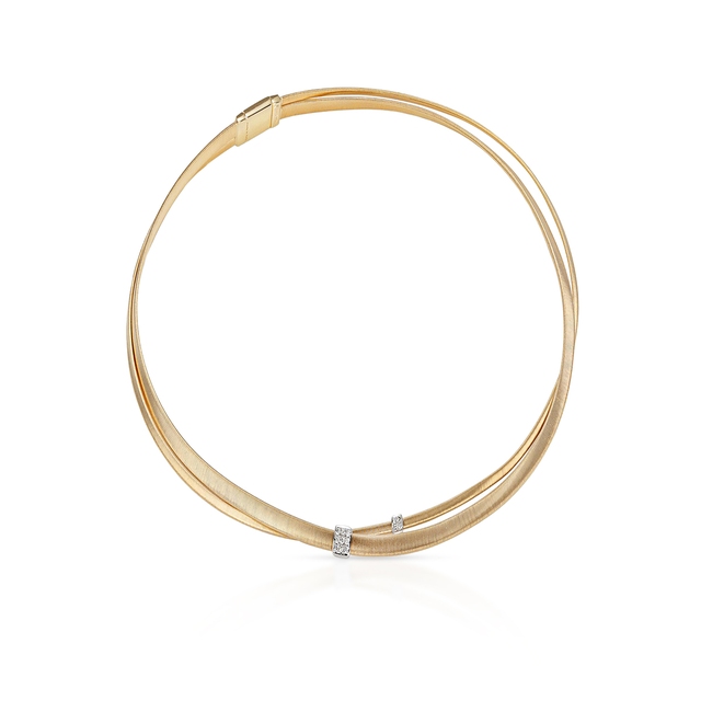 Naszyjnik złoty z brylantami MARCO BICEGO