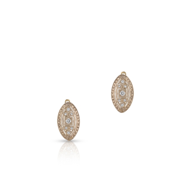 Kolczyki złote z brylantami