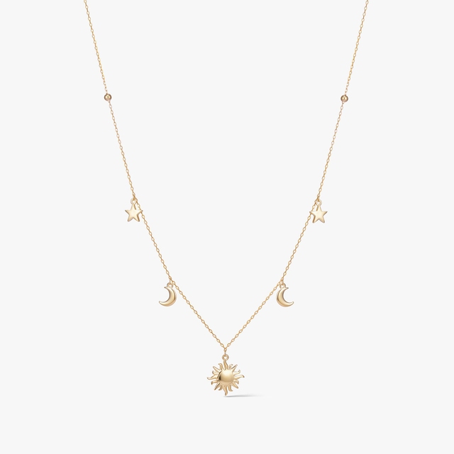 Naszyjnik złoty Alchemia