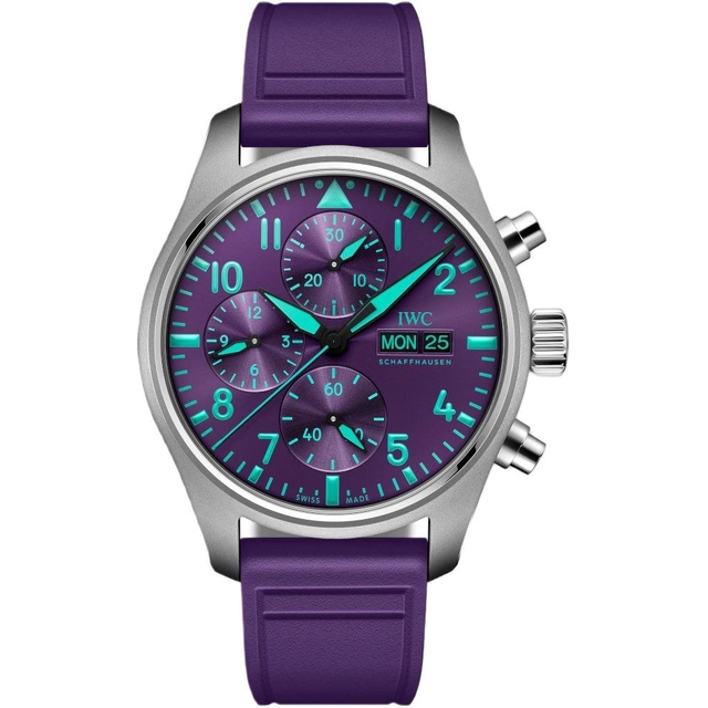 ZEGAREK IWC SCHAFFHAUSEN PILOT'S CHRONOGRAPH 41 MERCEDES-AMG PETRONAS FORMULA 1 TEAM
