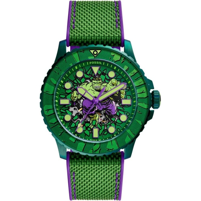 ZEGAREK FOSSIL X MARVEL INCREDIBLE HULK LIMITED EDITION