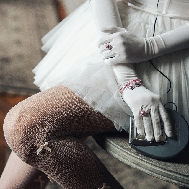 Pierścionek Pink Square Princess Club