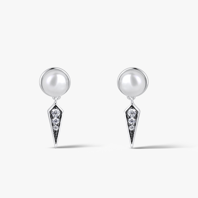 Kolczyki srebrne Royal Star