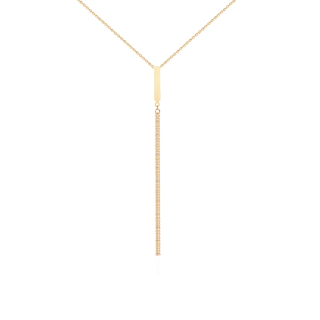 Naszyjnik złoty krawatka