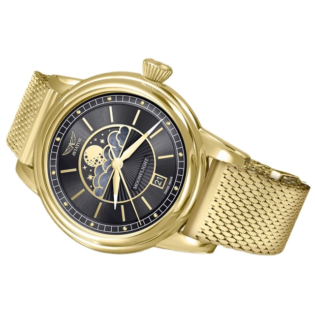 ZEGAREK AVIATOR DOUGLAS MOONFLIGHT