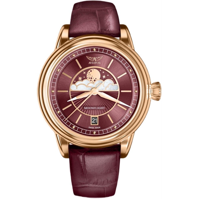 ZEGAREK AVIATOR DOUGLAS MOONFLIGHT