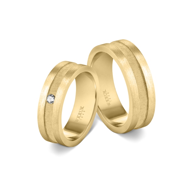 Obrączka złota ROSSALIA damska