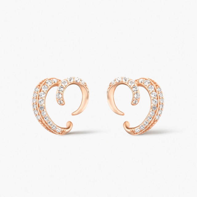 Kolczyki złote Balerina