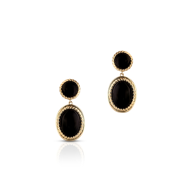 Kolczyki złote Vintage