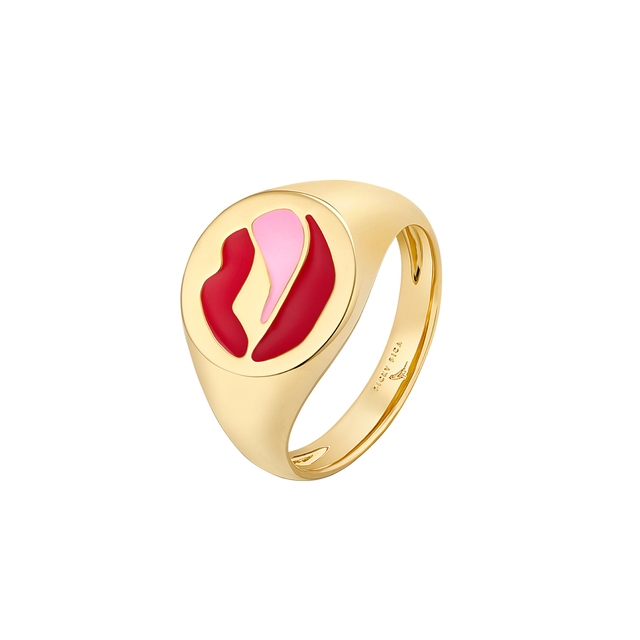 Pierścionek Signature Lips