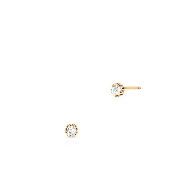 Kolczyki złote z diamentami