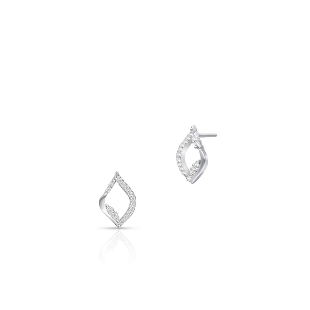 Kolczyki srebrne geometryczne