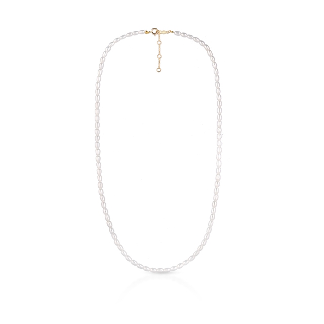 Naszyjnik złoty z perłami