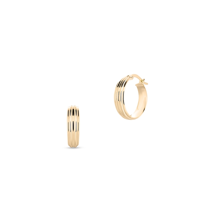 Kolczyki złote koła