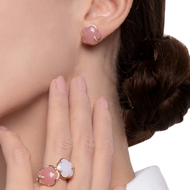 Kolczyki różowe złoto Pasquale Bruni