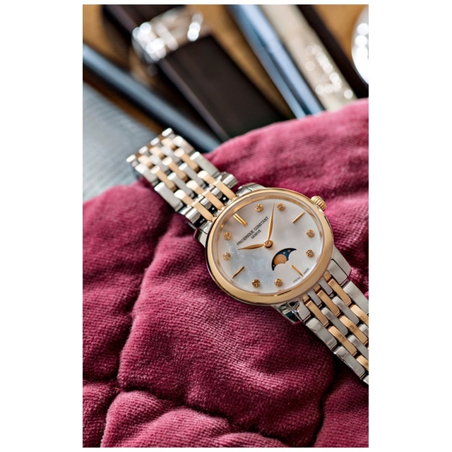 ZEGAREK FREDERIQUE CONSTANT CLASSICS SLIMLINE LADIES MOONPHASE