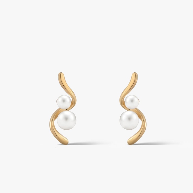 Kolczyki srebrne z perłami