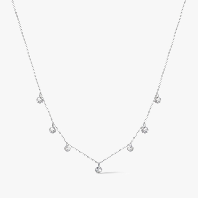 Naszyjnik srebrny z kulkami