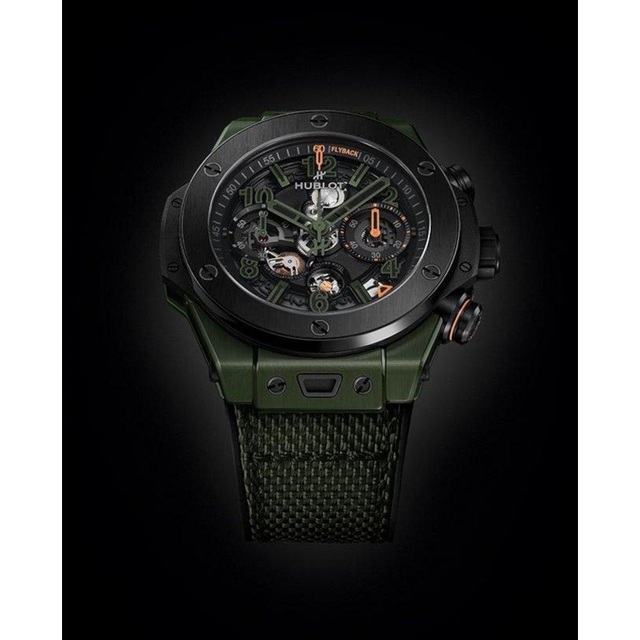 ZEGAREK HUBLOT BIG BANG RELOADED DARK GREEN CERAMIC