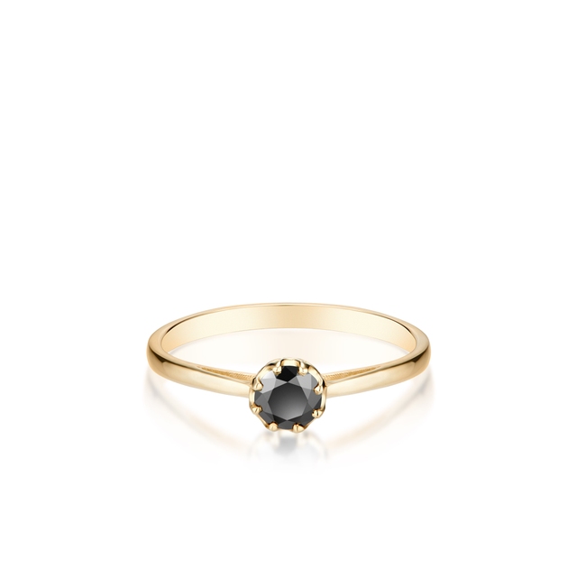 Pierścionek zaręczynowy złoty Tajemniczy