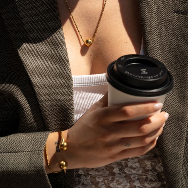 Bransoleta pozłacana Picky Pica