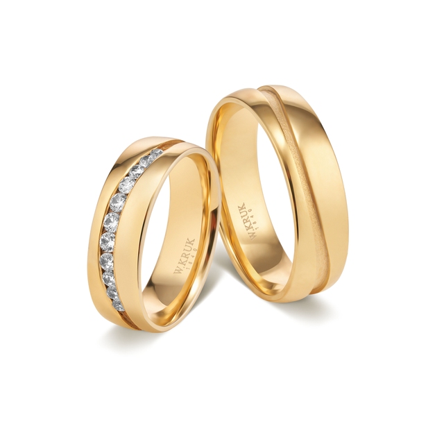 Komplet obrączek złotych SPERARE