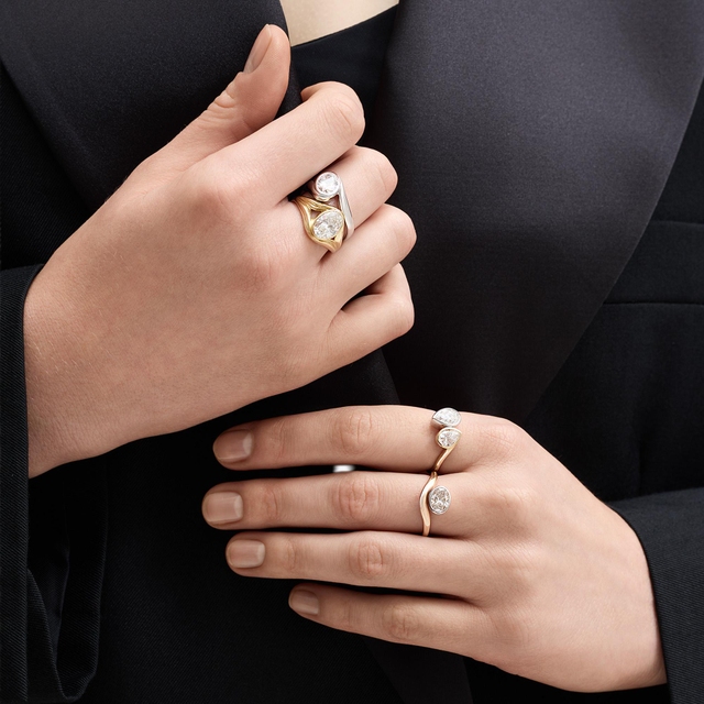 Pierścionek złoty Nuova