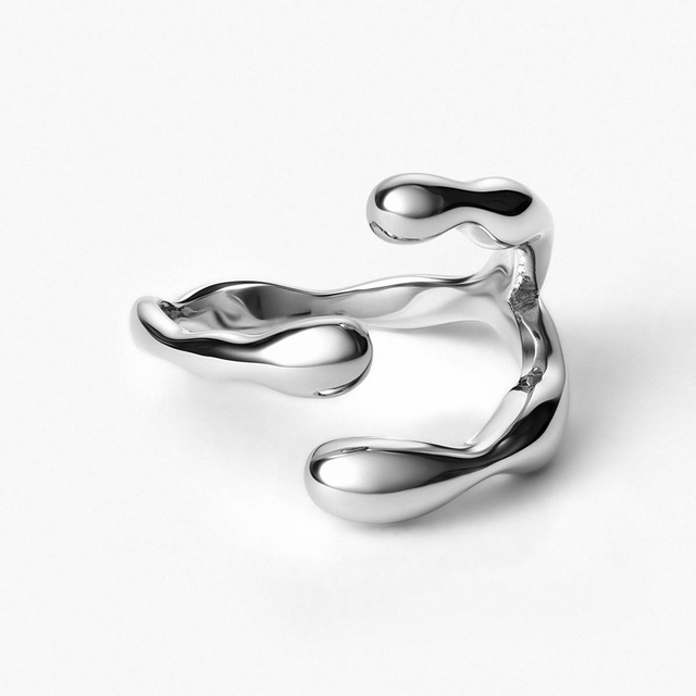 Pierścionek srebrny Modern