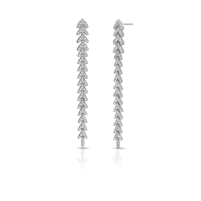 Kolczyki białe złoto z brylantami