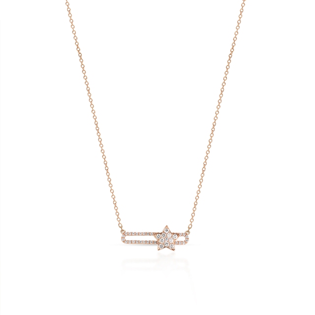 Naszyjnik różowe złoto Hulchi Belluni