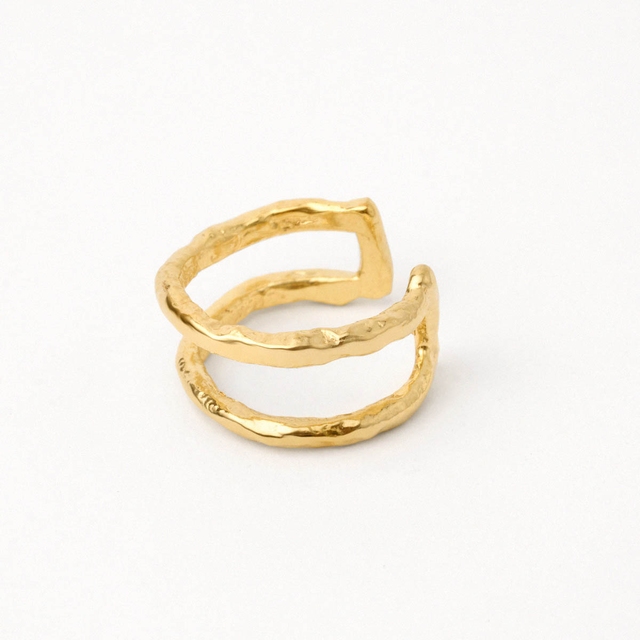 Nausznica srebrna Follow