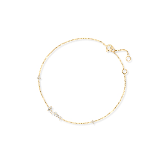 Bransoleta złota z cyrkoniami Ceremonials