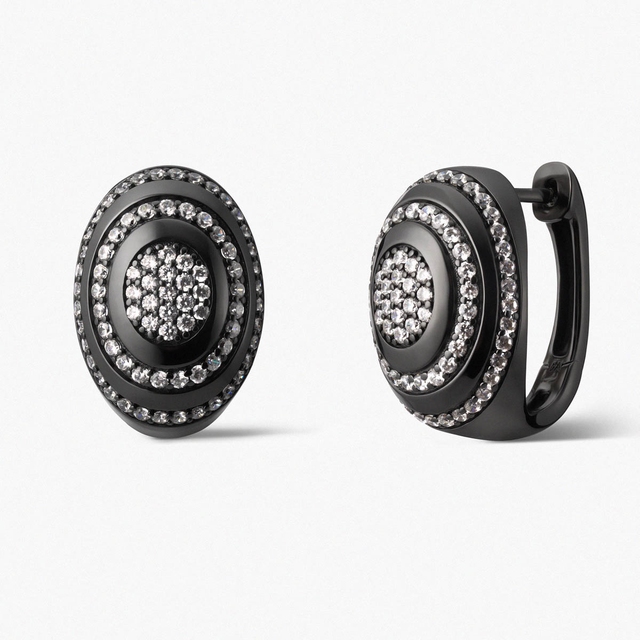 Kolczyki srebrne Meteory