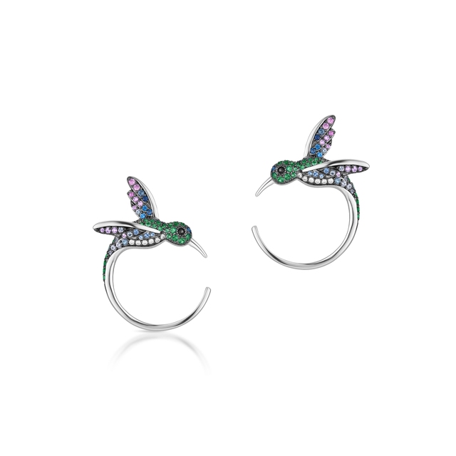 Kolczyki srebrne Preludium