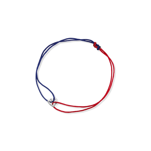 Bransoleta sznurkowa z sercem