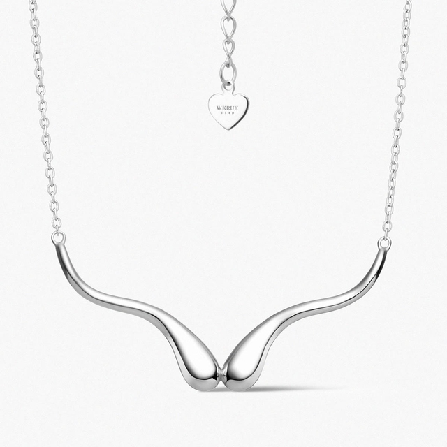 Naszyjnik srebrny Modern